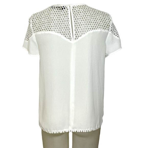 𝅺white Blouse With Lace 🌻 - Picture 2 of 6